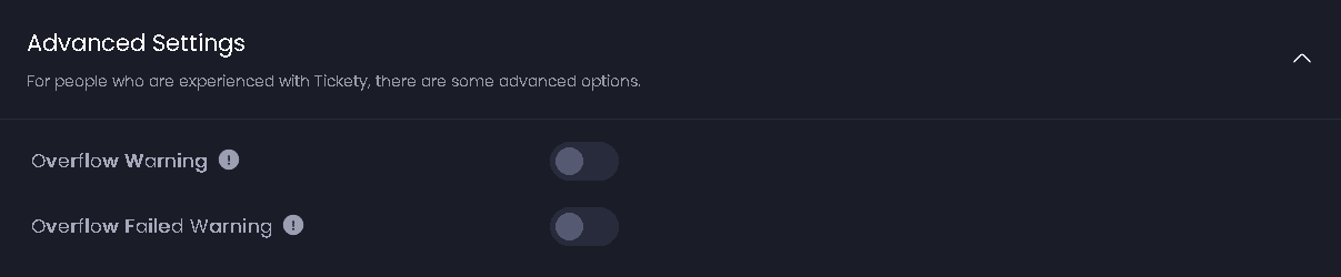 Advanced Settings