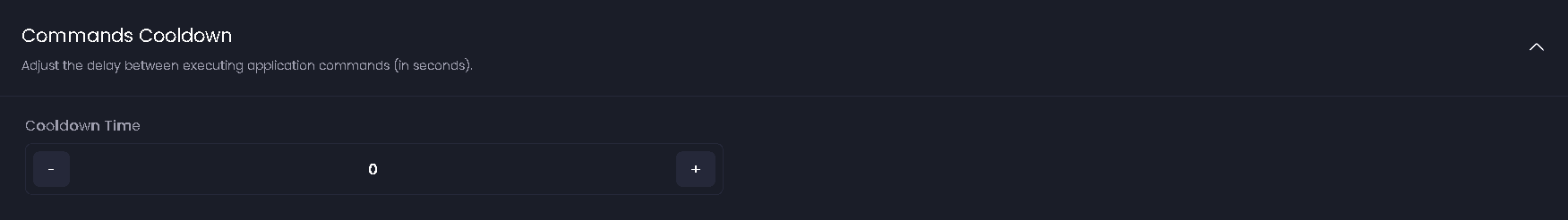 Commands Cooldown