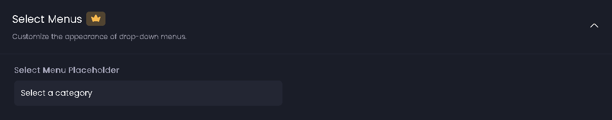 Select Menus
